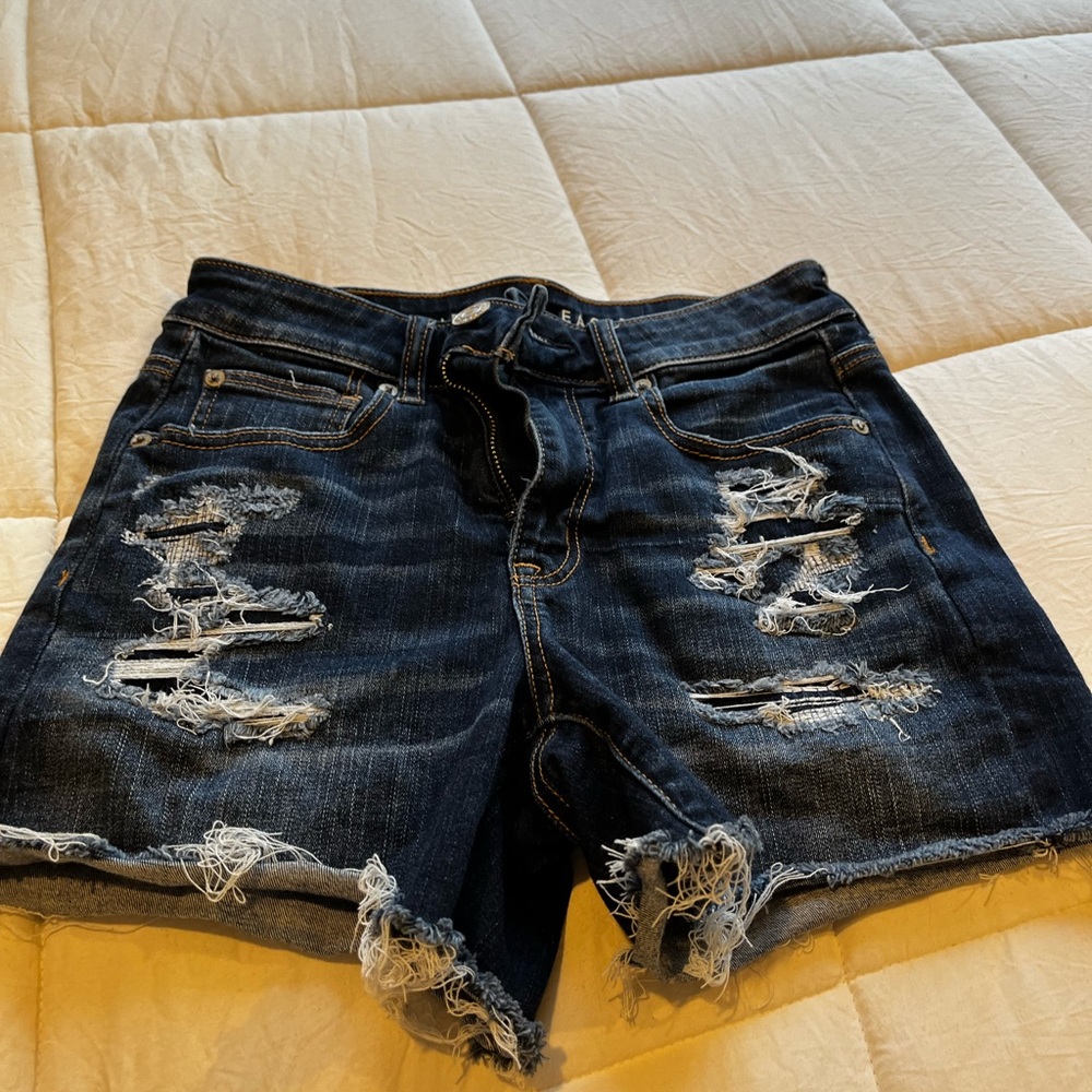 American eagle girls jean shorts size 4